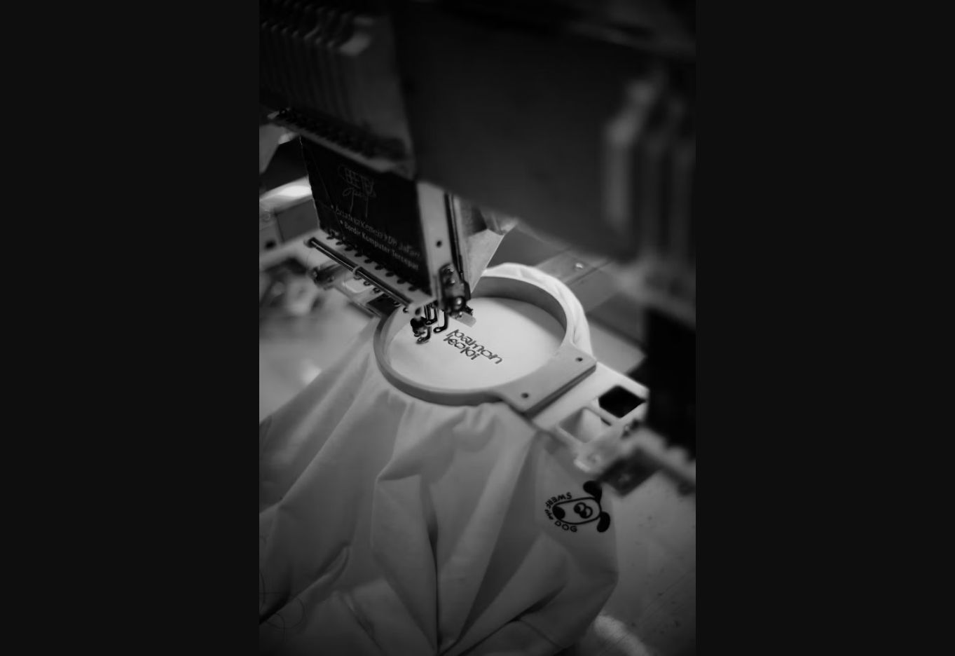Mesin bordir mengembangkan detail desain